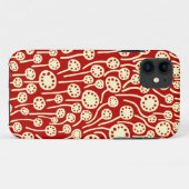 Coques Case-Mate iPhone 090512 Crème sur rouge rubis (Dos (Horizontal))