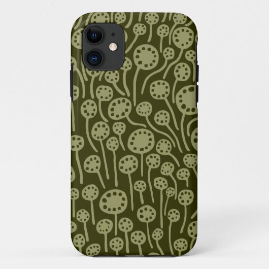Coques Case-Mate iPhone 090512 Khaki sur l'olive foncée (Dos)