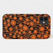Coques Case-Mate iPhone 090512 Orange sur noir (Dos (Horizontal))