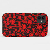 Coques Case-Mate iPhone 090512 Rouge sur noir (Dos (Horizontal))