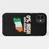 Coques Case-Mate iPhone 0% Irlandais 100% Kissable (Dos (Horizontal))