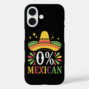 Coques iPhone 16 0% Mexicain Zéro Pour Cent Drôle Cinco De Mayo