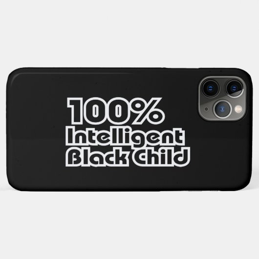 Coques Case-Mate iPhone 100% Enfant noir intelligent (Dos (Horizontal))