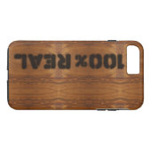 Coques Case-Mate iPhone 100% Véritable apparence de grains de bois (Dos (Horizontal))