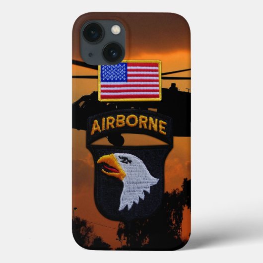 Coques Case-Mate iPhone 101st vétérinaires criards aéroportés de vétérans (Verso)