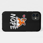 Coques Case-Mate iPhone 11 Nope Corgi (Dos (Horizontal))