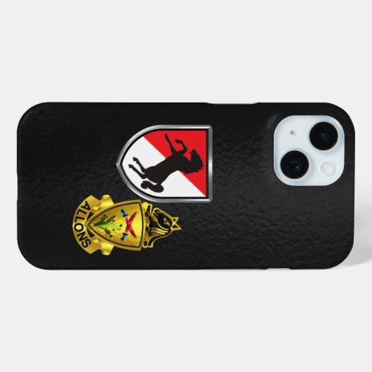 Coques Case-Mate iPhone 11e régiment de cavalerie blindée (Verso (horizontal))