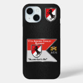 Coques Case-Mate iPhone 11e régiment de cavalerie blindée (Verso)