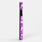 Coques Case-Mate iPhone 120112 Blanc sur Magenta (Dos/Droite)