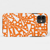 Coques Case-Mate iPhone 120112 Blanc sur orange (Dos (Horizontal))
