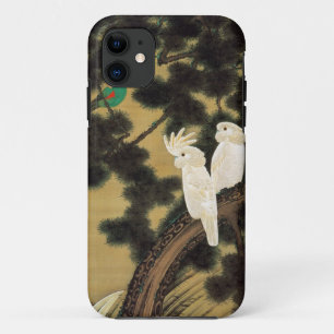 Case-Mate iPhone Case 12. 老松鸚鵡図, pin de 若冲 et perroquet, Jakuchū