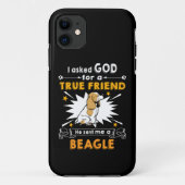 Coques Case-Mate iPhone 12 Demandé Dieu Véritable Ami Un Beagle (Dos)