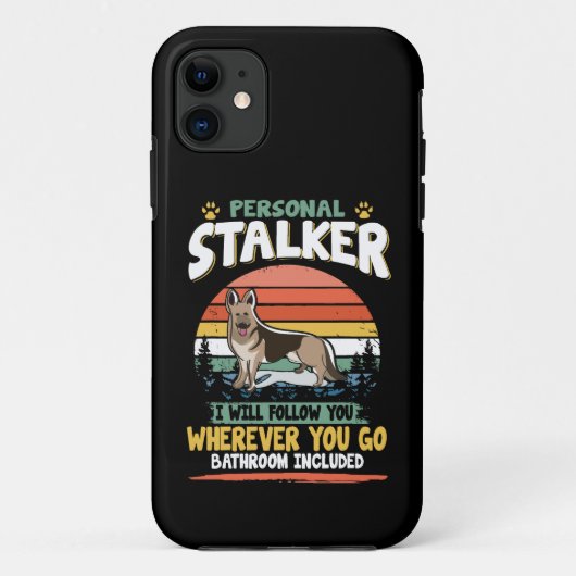 Coques Case-Mate iPhone 12 Stalker Personnel Je Vous Suivrai Où Que Vous S (Dos)