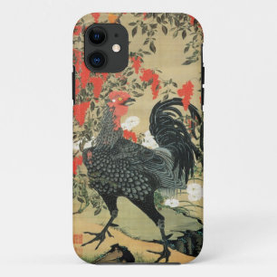 Coque Case-Mate Pour iPhone 14. 南 天 雄 鶏 図, 冲 Noix rouges et coq, Jakuchú, 若