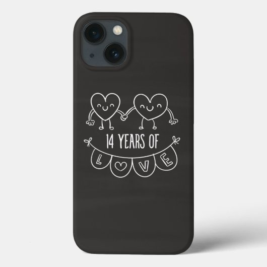 Coques Case-Mate iPhone 14e Anniversary Poison de Chalk Hearts (Verso)