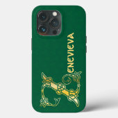 Coques Case-Mate iPhone 16e siècle Celtic Knot Capitale décorative Z (Verso)