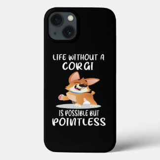 Case-Mate iPhone Case 17 La Vie Sans Corgi Est Possible, Mais Insignifia