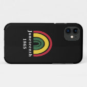 Coques Case-Mate iPhone 1865 Histoire noire afro-américaine (Dos (Horizontal))