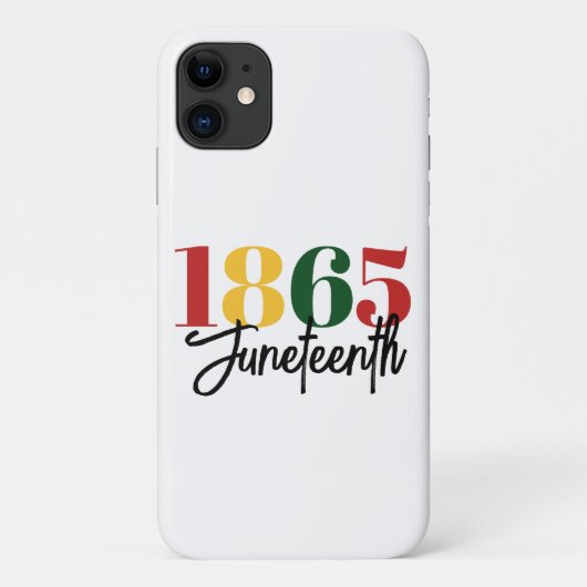 Coques Case-Mate iPhone 1865 Liberté Célébration de l'histoire noire (Dos)