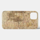 Coques Case-Mate iPhone 1878 Carte des relevés géographiques américains 2 (Verso (horizontal))