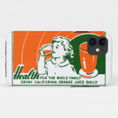 Coques Case-Mate iPhone 1925 Boire du jus d'orange (Dos (Horizontal))