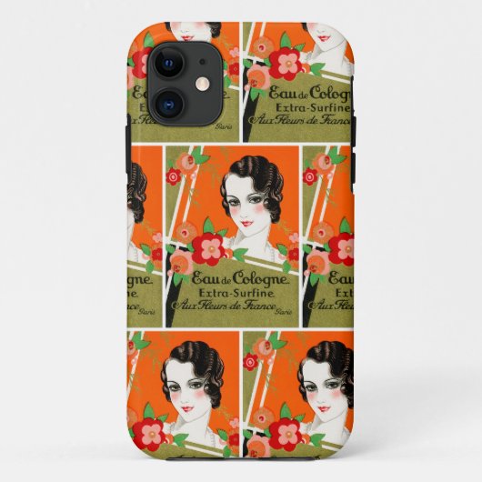 Coques Case-Mate iPhone 1925 Fleurs de Paris France Parfum (Dos)