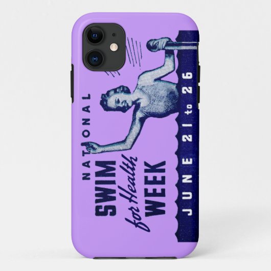 Coques Case-Mate iPhone 1935 Nage Pour La Santé (Dos)