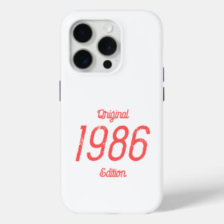 Coque iPhone 15 Pro 1986 Édition originale