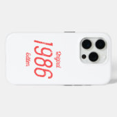 Coques Case-Mate iPhone 1986 Édition originale (Verso (horizontal))