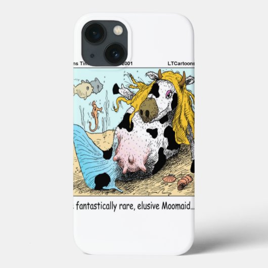Coques Case-Mate iPhone 1/2 Vache 1/2 Sirène Moomaid Drôle (Verso)