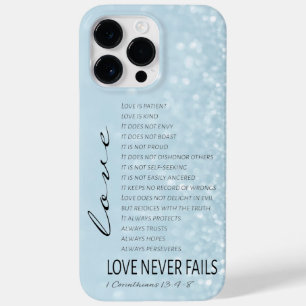 Coque Pour Pour iPhone 14 Pro Max 1 Corinthiens 13 L'amour est la Bible Verse