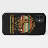 Coques Case-Mate iPhone 1 Facilement Distrait Par Le Berger Allemand (Dos (Horizontal))