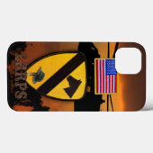 Coques Case-Mate iPhone 1er 7e bataillon d'anciens combattants de la LRRPS (Verso (horizontal))