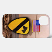Coques Case-Mate iPhone 1er 7e vétérans de l'armée de terre (Verso (horizontal))