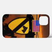 Coques Case-Mate iPhone 1er 7e vétérans de l'armée de terre (Verso (horizontal))
