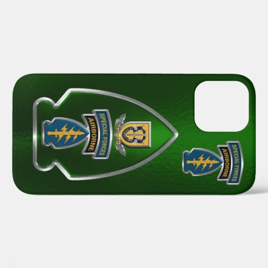 Coques Case-Mate iPhone 1er Groupe des forces spéciales Customisé (Verso (horizontal))
