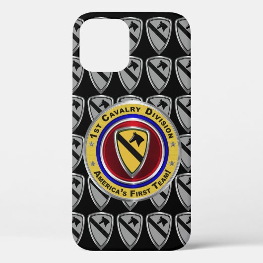 Coques Case-Mate iPhone 1re division de cavalerie "Première équipe" (Verso)
