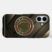 Coques Case-Mate iPhone 1re Division d'infanterie Ancien combattant à la r (Verso (horizontal))