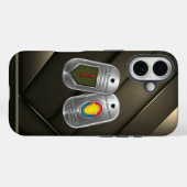 Coques Case-Mate iPhone 1re Division d'infanterie Vétérinaire (Verso (horizontal))