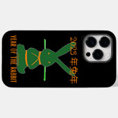 Coques Case-Mate iPhone 2023 YEAR OF THE RABBIT chinois nouvelle année cad (Verso (horizontal))
