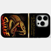 Coques Case-Mate iPhone 2025 : année des célébrations du serpent (Verso (horizontal))