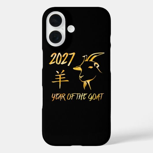 Coques Case-Mate iPhone 2027 Year Of The Goat (Verso)