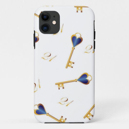 Coques Case-Mate iPhone 21e anniversaire clés (Dos)