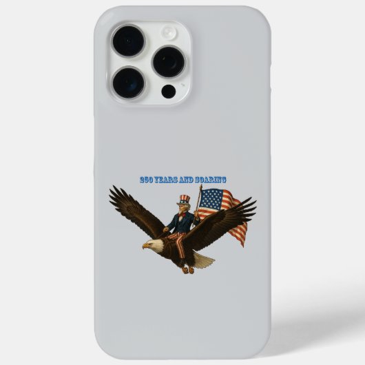 Coques Case-Mate iPhone 250 Ans Oncle Sam, Aigle à tête blanche et Drapeau (Verso)