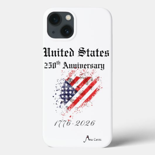 Coques Case-Mate iPhone 250ème Anniversaire des États-Unis Téléphone Apple (Verso)