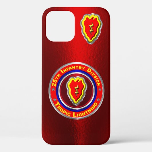Coques Case-Mate iPhone 25e division d'infanterie Foudre tropique Customis (Verso)