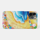 Coques Case-Mate iPhone *~* 2 Aquarelle Mer Plage Sable Parapluie (Dos (Horizontal))