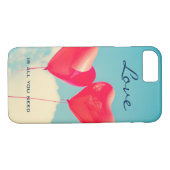 Coques Case-Mate iPhone 2 Ballons en forme de coeur rouge brillant flottan (Dos (Horizontal))