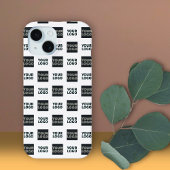 Coques Case-Mate iPhone 2 Logos Simples Logos Répétitifs | Blanc