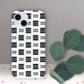 Coques Case-Mate iPhone 2 Logos Simples Logos Répétitifs | Blanc